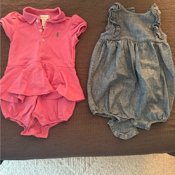 Polo Ralph Lauren Other - Baby 6 months girl Polo Ralph Lauren onesies Bundle